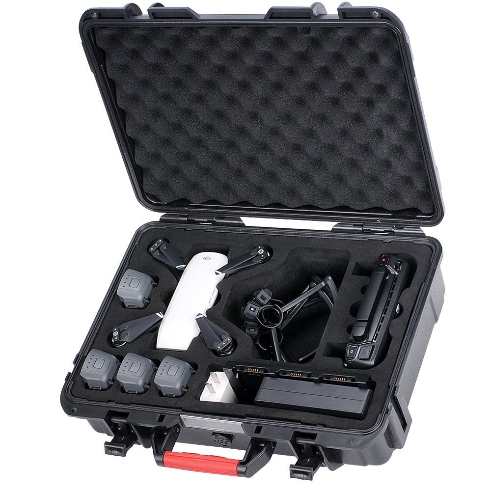 Compare Smatree 10.2L Waterproof Carrying Case Compatible for DJI Spark, Portable Hard Case for DJI Spark Fly More Combo at KSA Price