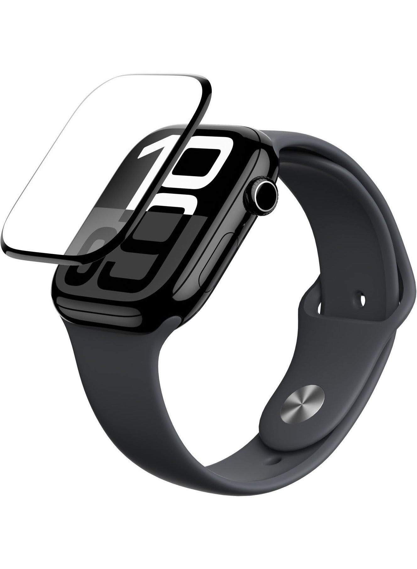Compare Accuguard Radix Film for Apple Watch Series 10 42mm Tempered Glass Screen Protector with Easy Install Tray  Full Cover at KSA Price