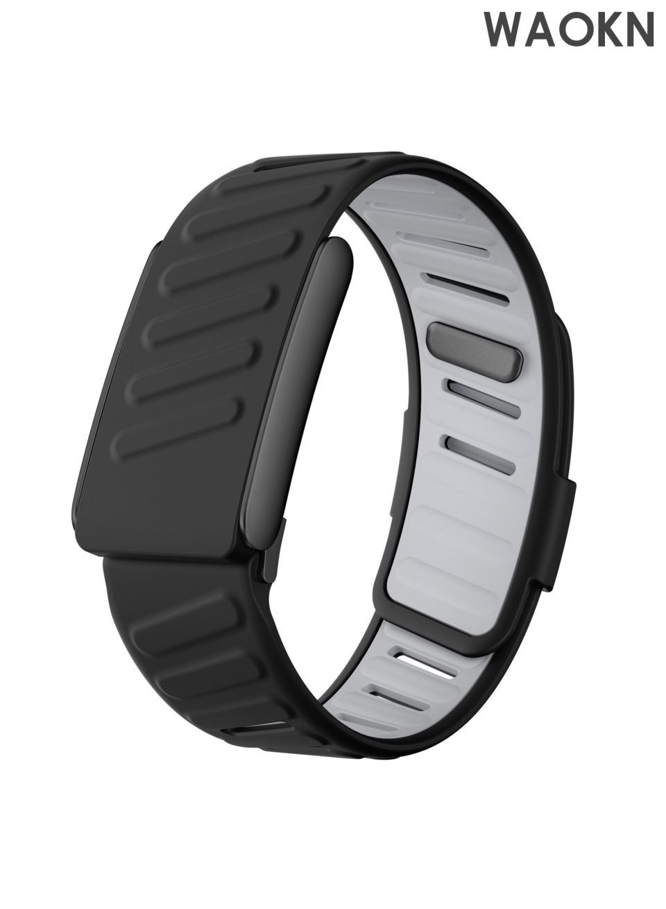 Compare Silicone Wristband Compatible , suitable for WHOOP Watch 5.0 Band , Soft Silicone Watch Strap , Sports Loop Strap for Men & Women with Metal Frame Connector , Waterproof sports strap , unisex , BlackGray . at KSA Price
