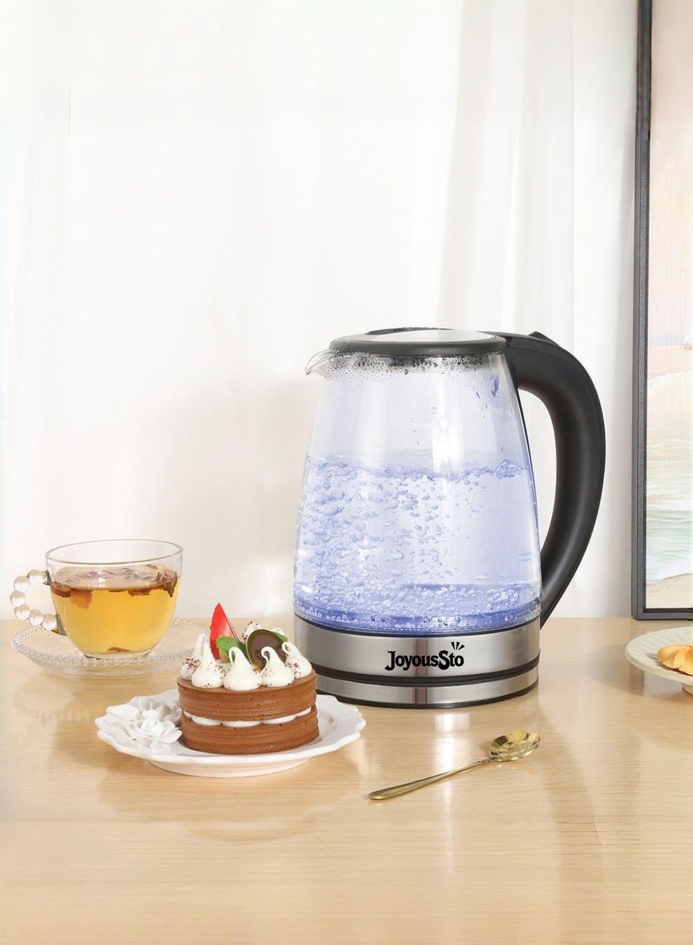 Premium Glass Electric Kettle, 1500w 2 Liter Water…