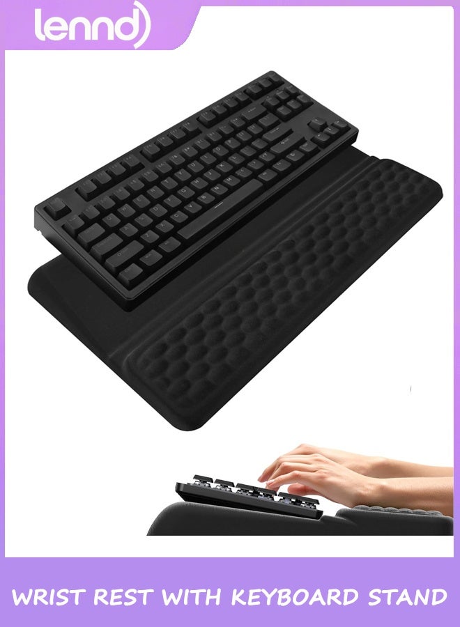Wrist Rest with Keyboard Stand, Computer Wrist Support…