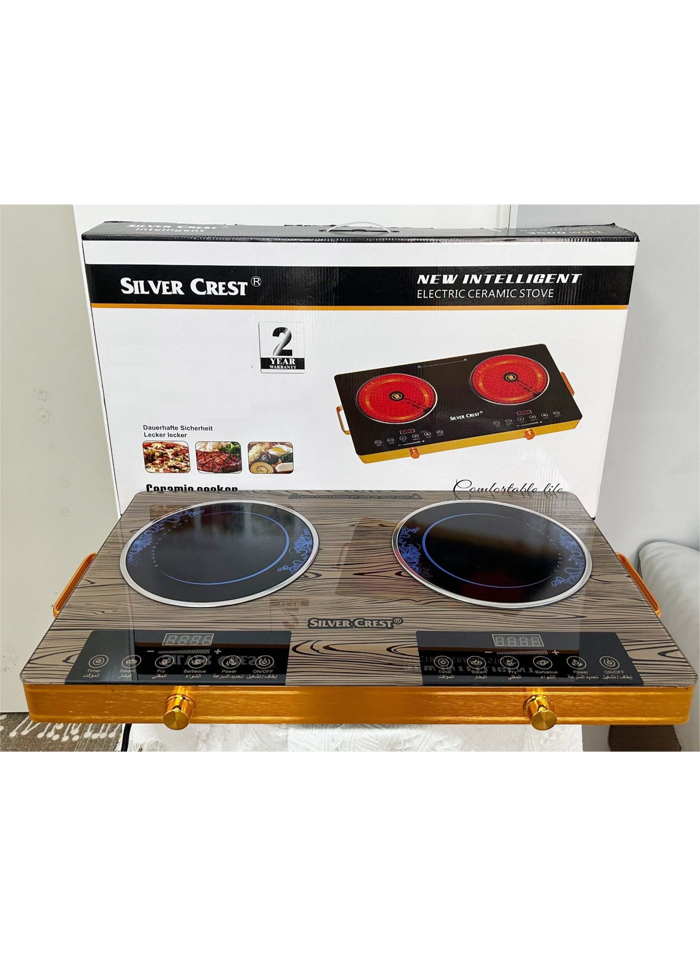 Silver Crest Double Infrared Electric Cooker SC-22…