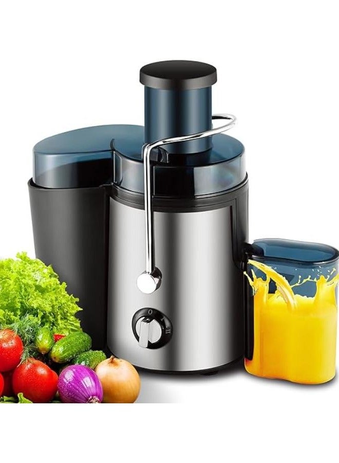 Compare 800W Stainless Steel Centrifugal Juicer Machine BPA Free, Juice Extractor For Fruit And Vegetable Juicer Machine  65mm Wide Mouth Feed Chute, Dual Speed Mode Ideal for Indoor & OutdoorSilver at KSA Price