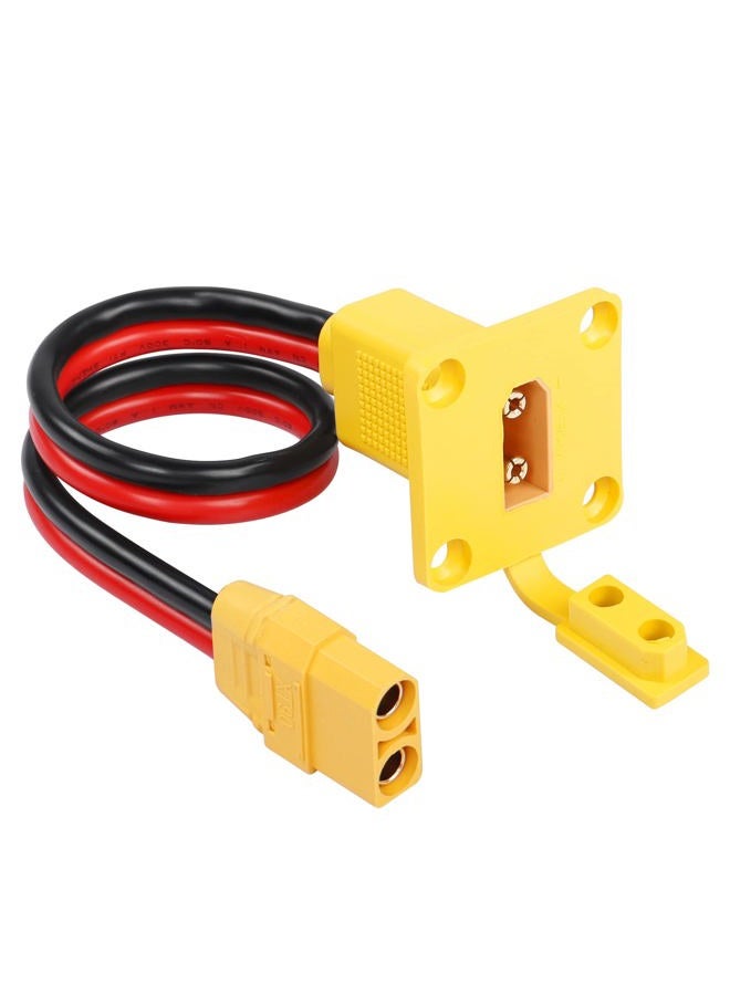 Compare 1ft 10AWG XT90 Male to Female Mount Panel Cable XT90 Male Plug with Mout Panel to Female Wire for RC Lipo Battery FPV Drone  0.3m at KSA Price