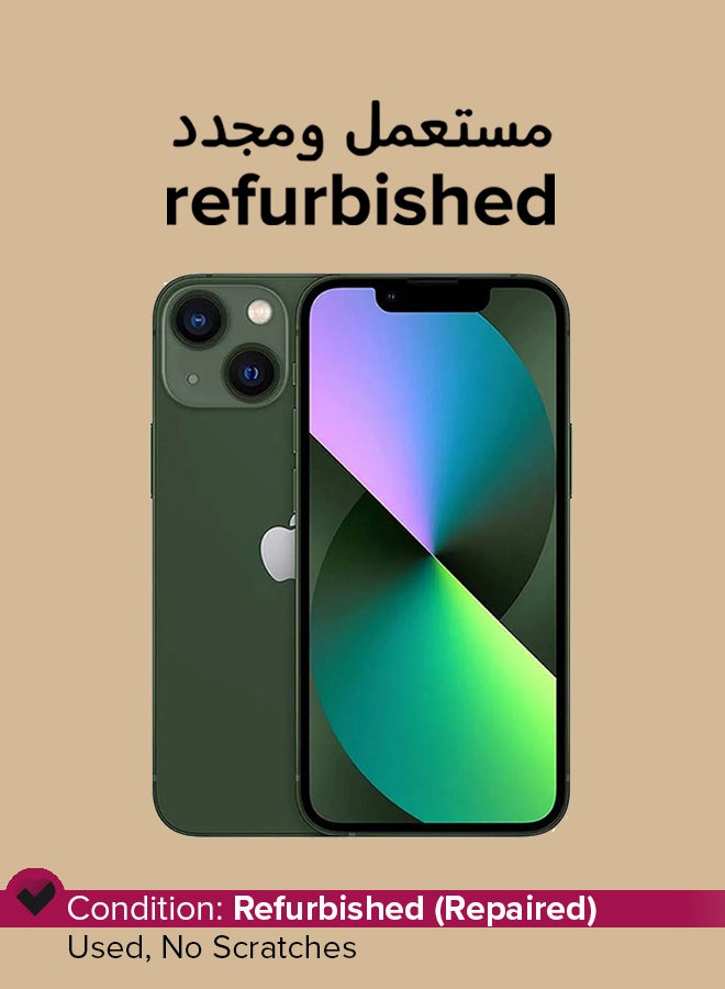 Compare Refurbished  iPhone 13 256GB Green 5G With Facetime at KSA Price