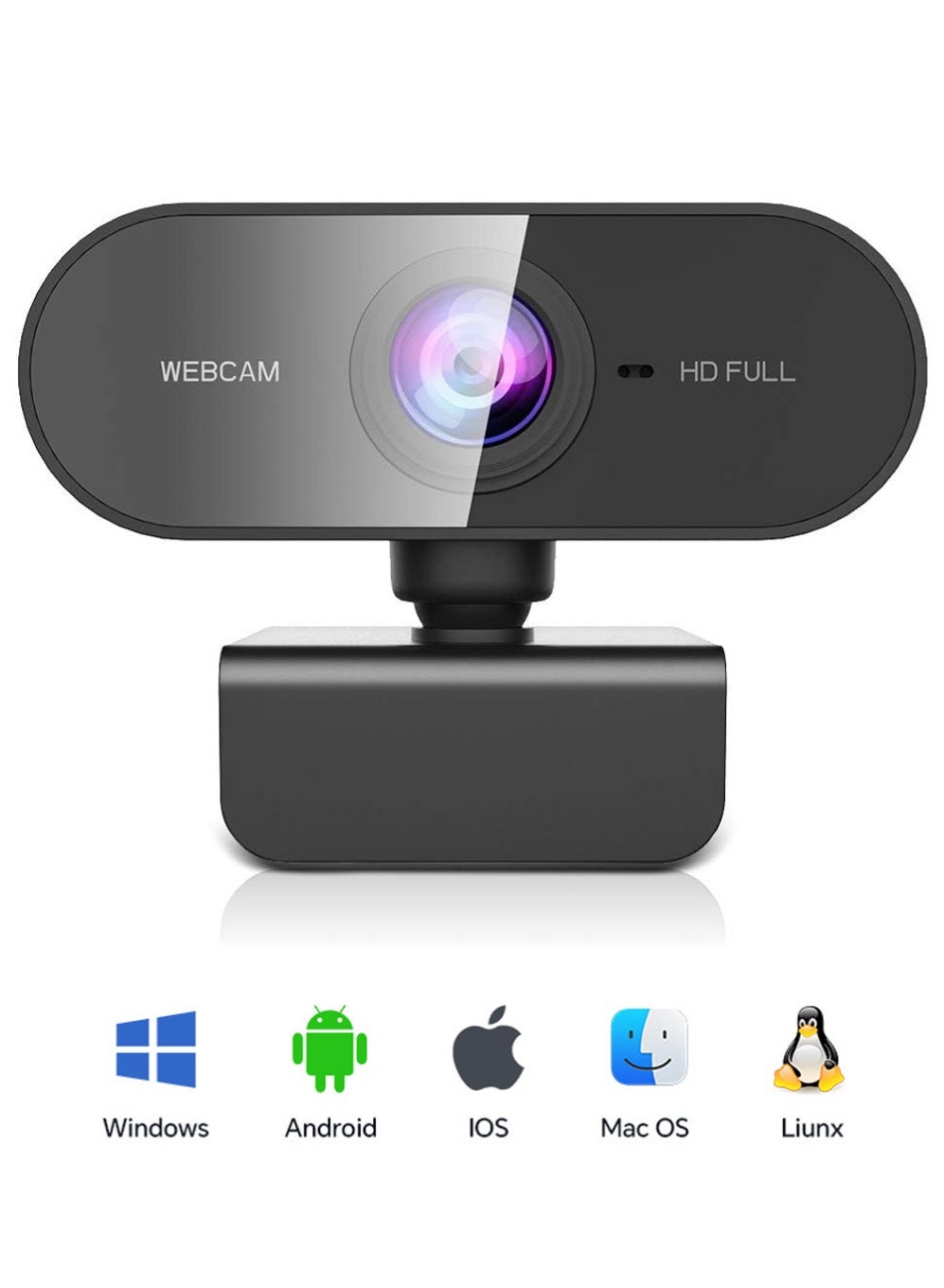 Compare 1080P Webcam with Microphone,Stand for PCMACLaptopDesktop, Wide Angle Web Cameras for YouTube,Skype,Zoom,Xbox One,Video Calling,Studying and PS4 at KSA Price