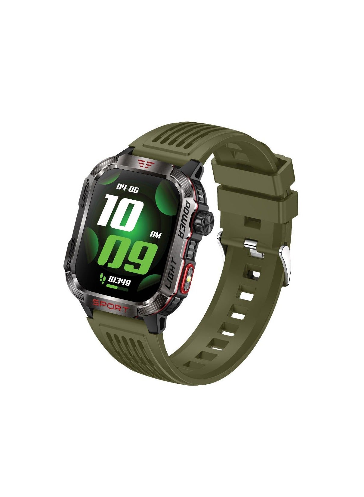 Moxedo Warrior Military Smart Watch with LED Flash…