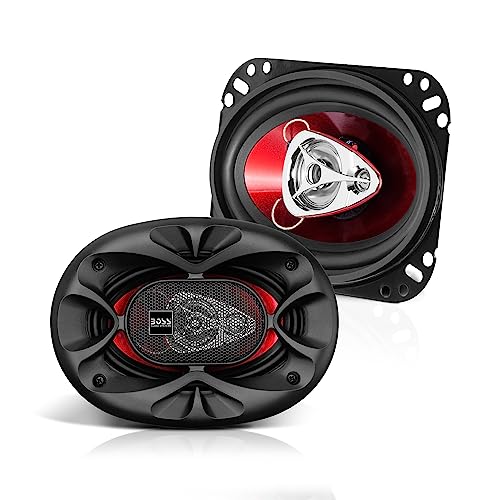 Compare BOSS Audio Systems CH4620 4 x 6 Inch Car Door Speakers  200 Watts Max, Coaxial, 2 Way, Full Range, 4 Ohms, Sold in Pairs, Bocinas Para Carro at KSA Price