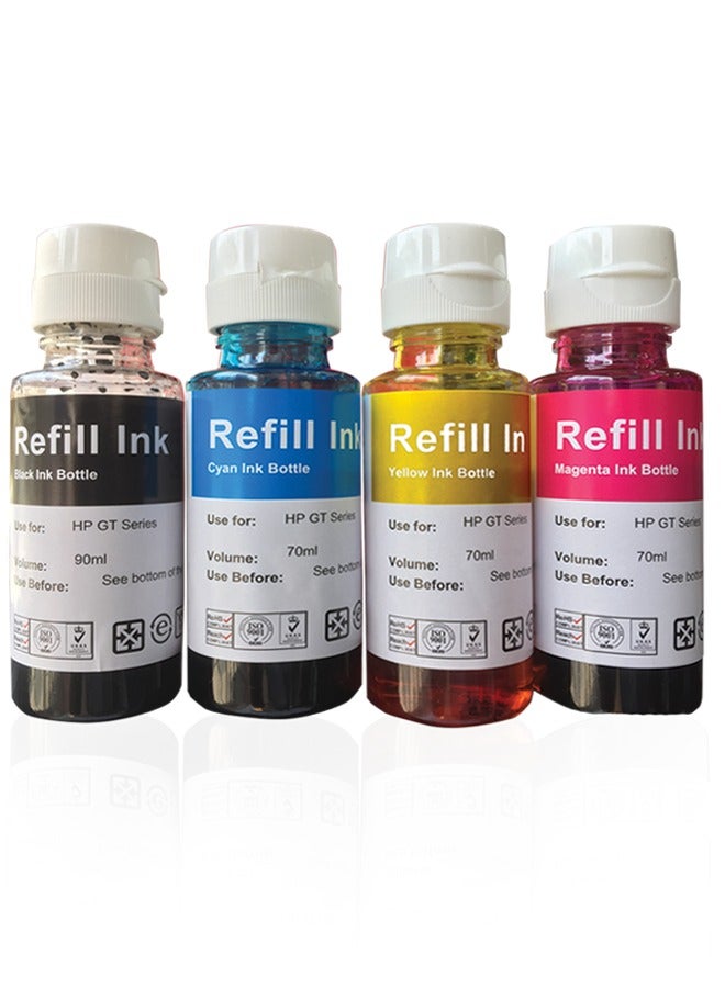 Office Maker GT51 Black & GT52 Color Ink Bottle…
