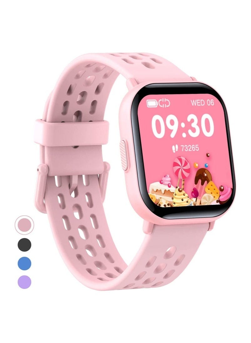 Compare Kids Smart Watch for Girls Boys, Fitness Activity Tracker Watch with Heart Rate, Sleep Monitor, Pedometers, IP68 Waterproof Kids Watch with 8 Sports Modes, Great Gift for Age 6+ Kids Teens at KSA Price
