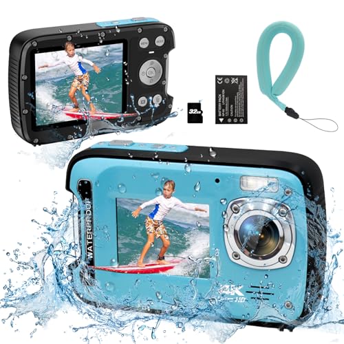 YEEIN Underwater Camera 4K 48MP Autofocus Selfie…
