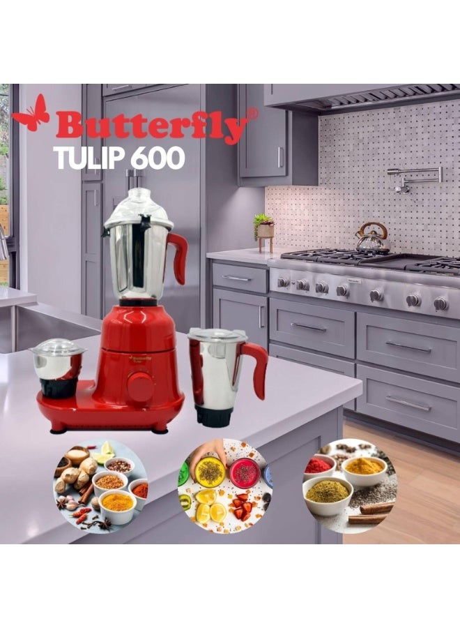 Compare BUTTERFLY MIXER GRINDER TULIP , 3 JAR , 600WHTS at KSA Price