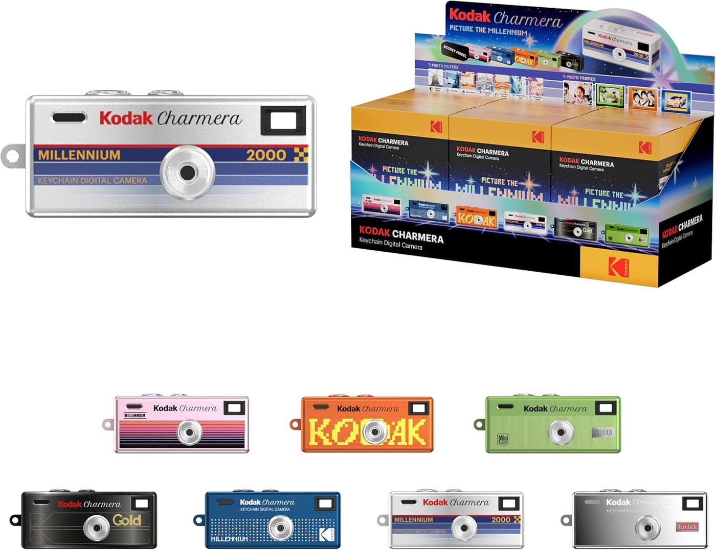 Kodak Charmera Keychain Digital Camera Blind Box-Millennium…