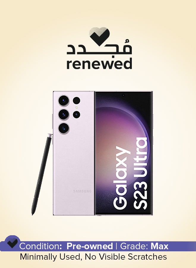 Compare Renewed  Galaxy S23 Ultra 5G Dual SIM Lavender 8GB RAM 256GB  International Version at KSA Price