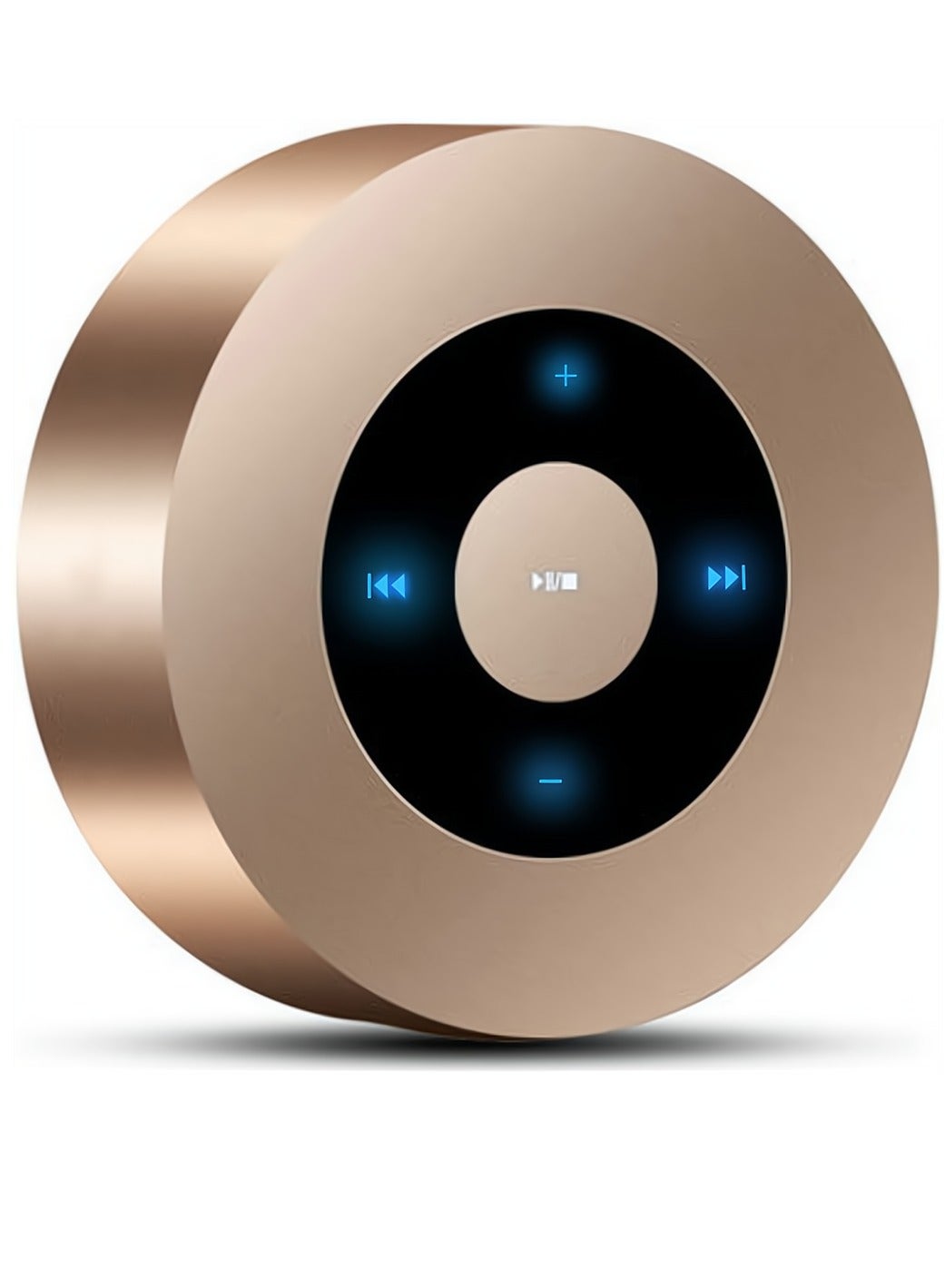 Compare Gold Smart Touch Wireless Speaker Small Bluetooth with Portable Waterproof Case HighDef Sound Fast Recharge at KSA Price