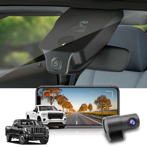 Compare Fitcamx Dual 4K+1080P Dash Cam Adapts for GMC Sierra 20202024 HD24925 1500 2500HD 3500HD, OEM Look, 2 Way HD Video, WiFi & APP, Loop Recording GSensor, Easy to Use, contained 2 Cables, 128GB Card at KSA Price