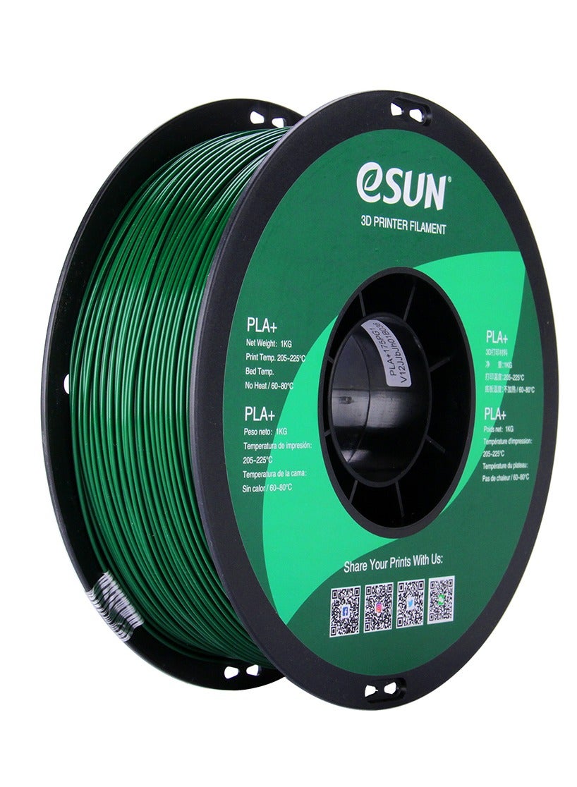Compare Esun 3D Printer Filament PLA+ 1.75 mm Dimensional Accuracy + 0.05 mm 1 Kg 2.2 lbs Spool 3D Printing Material for 3D Printers – Pine Green at KSA Price