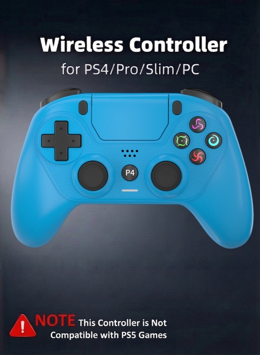 Wireless Bluetooth Controller for PS4 and PC Gaming…