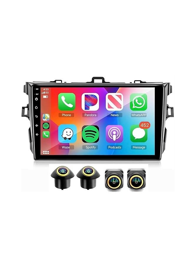 Compare Android Car Stereo for Toyota Corolla 20072013 4GB RAM 64GB ROM Support Carplay, MLink WiFi BT, GPS, 9 Inch IPS.QLED, Fast interface, Screen with 360D Camera Included at KSA Price