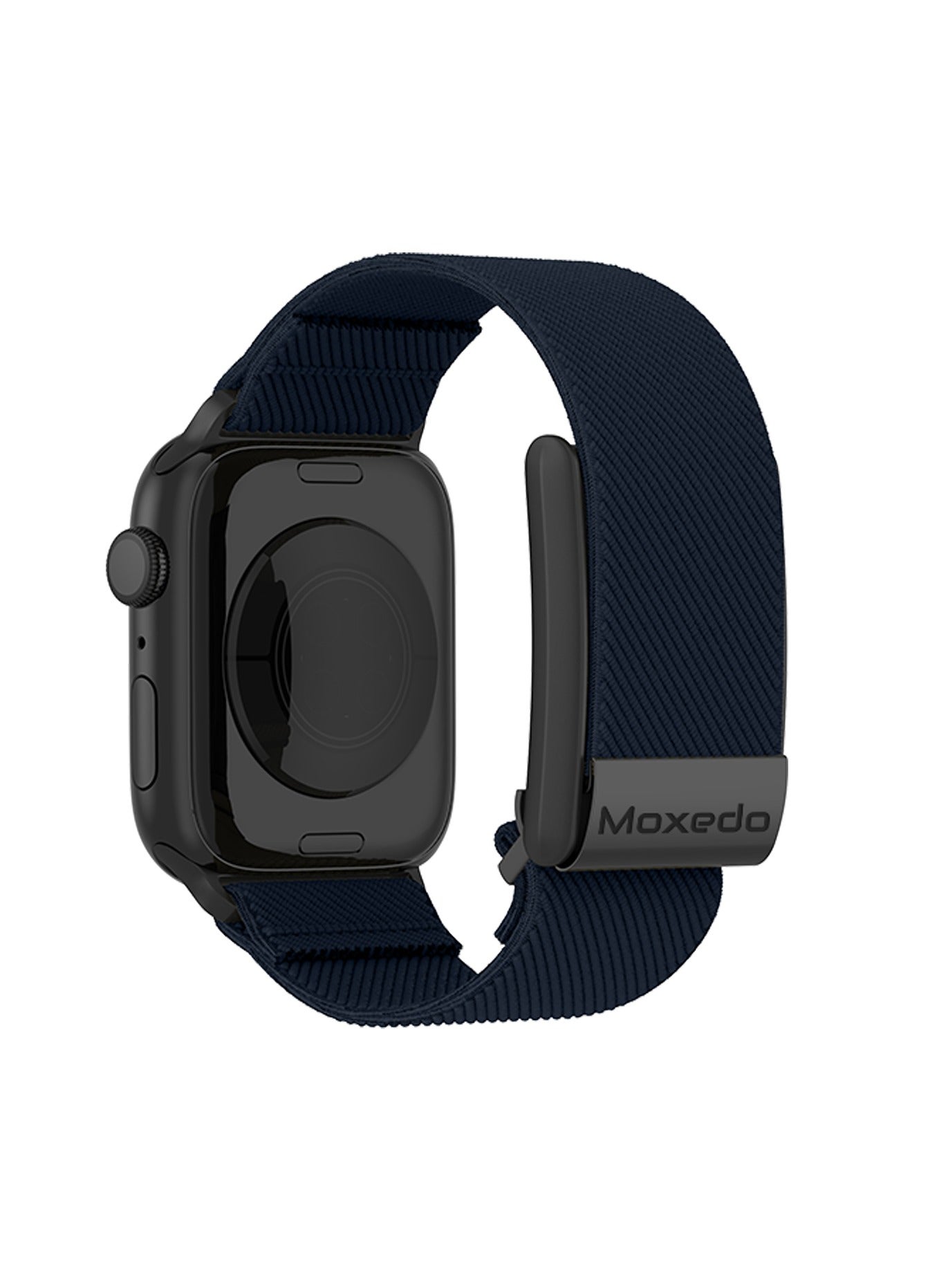 Compare Moxedo Hybrid FitWeave Nylon Braided Band Adjustable Replacement Strap Compatible for iWatch and Whoop 4.0 Wearable Health and Fitness Tracker  Blue at KSA Price