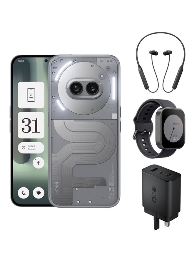 Compare Phone 2a Plus Dual SIM Grey 12GB RAM 256GB With CMF Neckband, CMF Watch Pro And CMF 65W Charger  Middle East Version at KSA Price