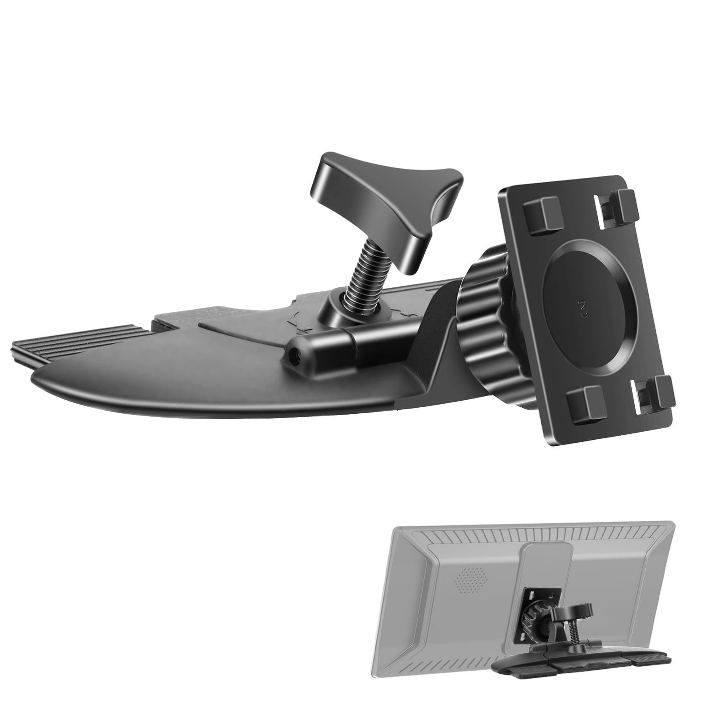 Compare EEEKit CD Slot Mount for CarPlay Screen, 360° Rotation CD Player GPS Car Mount Compatible with Most 710in GPS Navigation Car Stereos at KSA Price