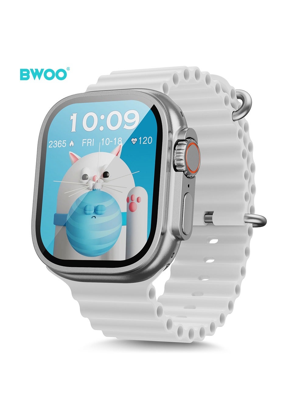 Compare Bwoo Wa07 Smart Watch Silver at KSA Price