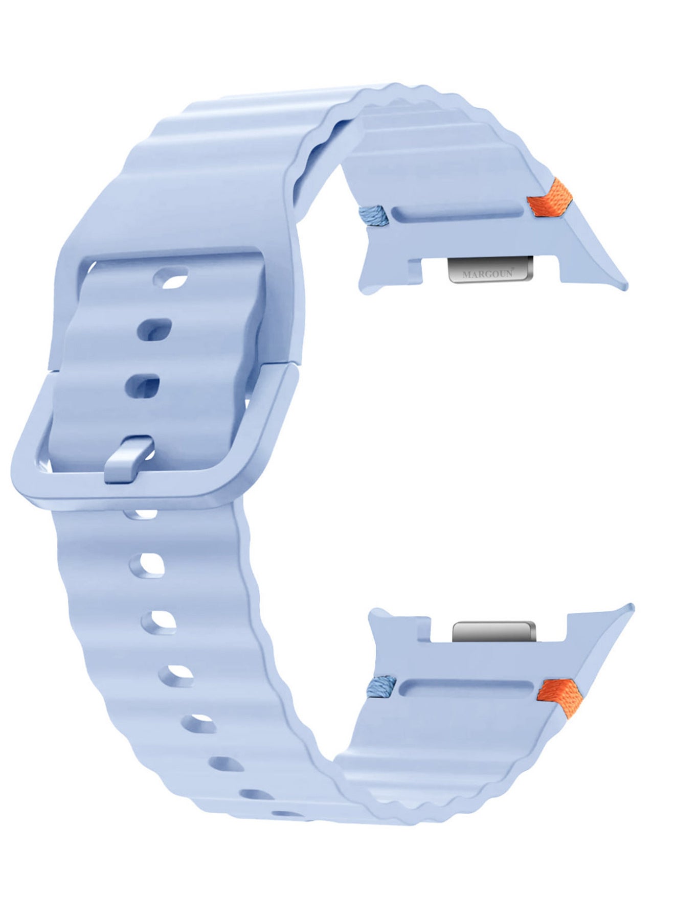 Compare Silicone Ocean Band for Samsung Galaxy Watch 8 Classic 46mm and Watch 8 40mm 44mm  Sport Band Strap  Light Purple at KSA Price