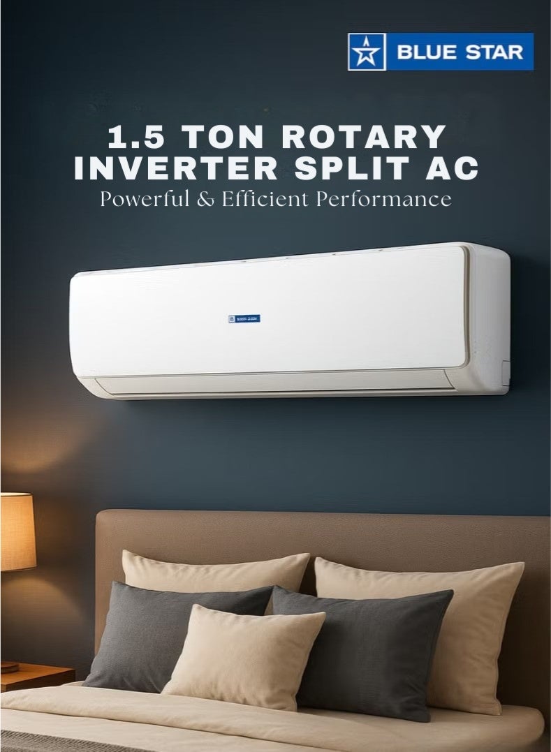 Compare 1.5 Ton Inverter Split Air Conditioner | Model HW18CCFAN301 | R410A EcoFriendly Refrigerant | Rotary Compressor | Turbo Cooling | Energy Efficient | 100% Copper | Auto Restart | White at KSA Price