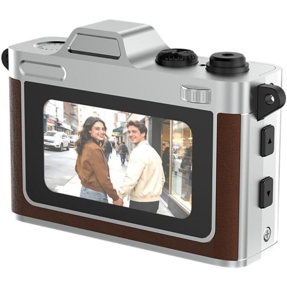 Vintage Mini Digital Camera, 2K 1080P Camera IPS…