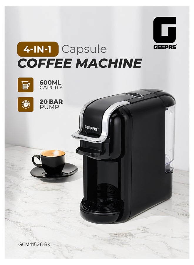 4-in-1 Capsule Coffee Machine | Compatible with…