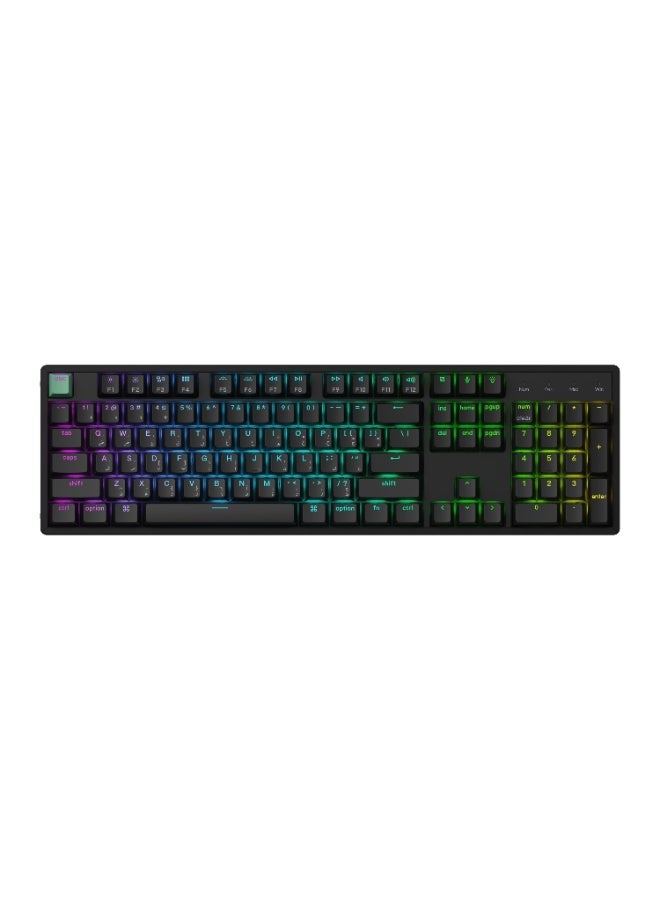 Compare Keychron K10 HE Wireless Mechanical Keyboard | 100% FullSize Layout | Magnetic HallEffect Gateron DoubleRail Switches | HotSwappable | 2.4 GHz, Bluetooth 5.2 & USBC | Mac & Windows Compatible at KSA Price