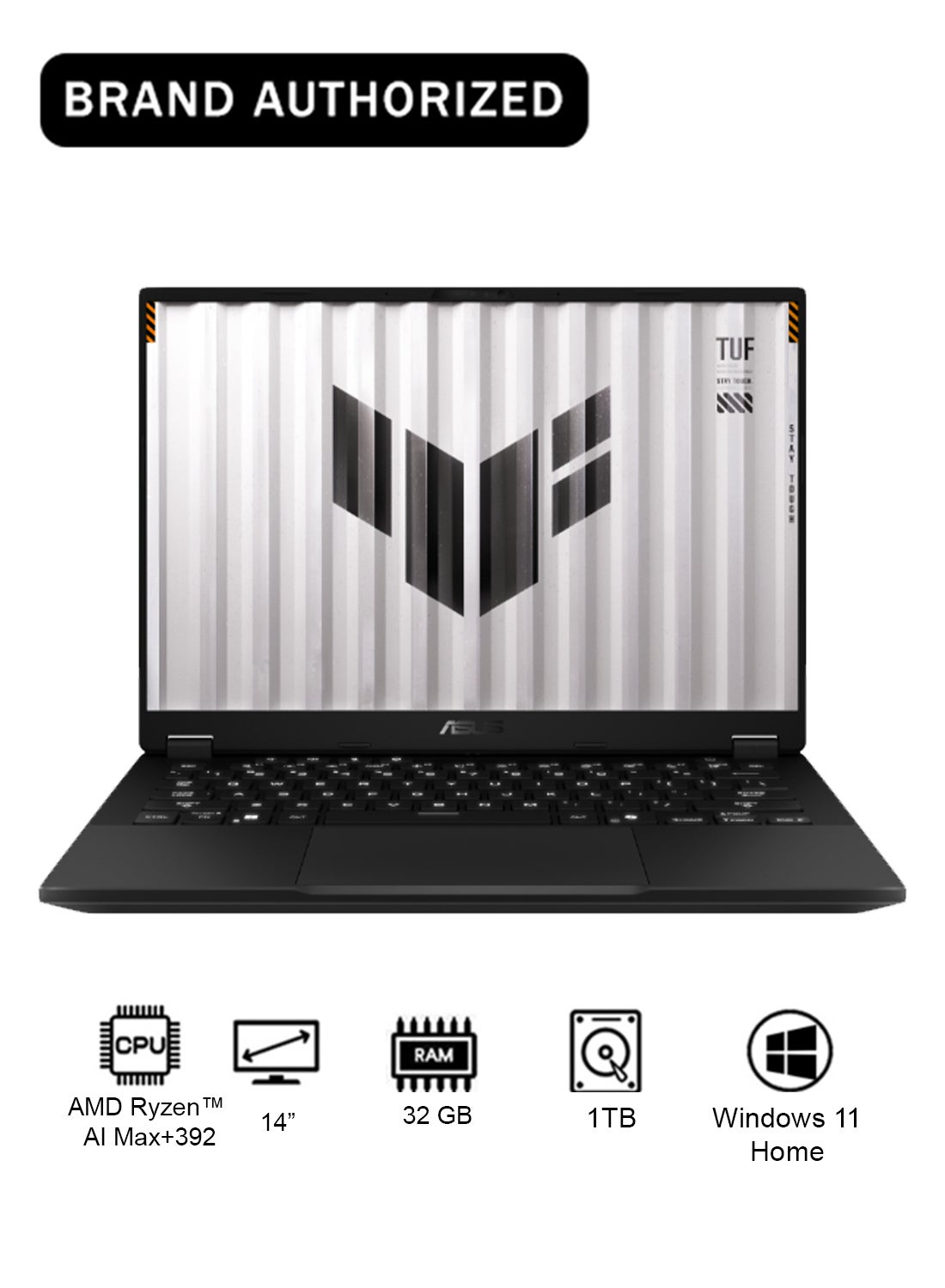 Compare TUF Gaming A14 Laptop With 14Inch Display, AMD Ryzen™ AI Max+392  Processor32GB RAM1TB SSDWindows 11 Home English Jaeger Gray at KSA Price