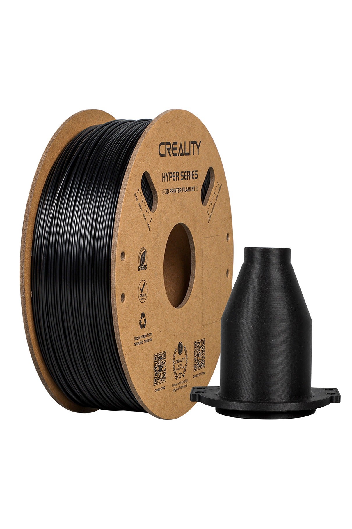Compare Hyper ABS Filament 1.75mm Black, 3D Printer Filament ABS for High Temperature Resistance, High Impact Resistance, Odorless NonToxic 1kgSpool, Fits for Most 3D Printers Black at KSA Price