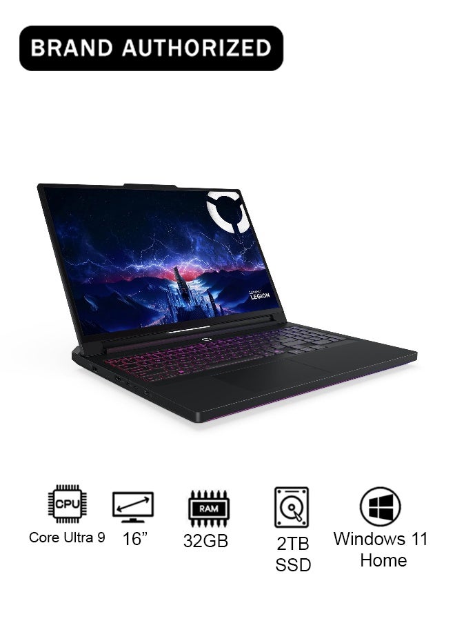 Compare Legion Pro 7 Laptop With 16Inch Full HD Display,Core i713650HX Processor32GB RAM2TB SSDNVIDIA RTX 5070 Ti 12GB GraphicsWindows 11 Home Eclipse Black at KSA Price