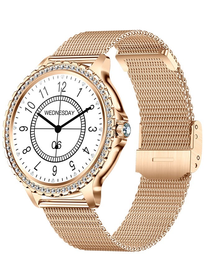Compare SmartWatch for Android IOS, Bluetooth Call Fitness Tracker with Heart Rate Sleep Monitor Diamonds Inlay Surface Smartwatch 1.32 Full Screen Waterproof Fashion Women Watch at KSA Price