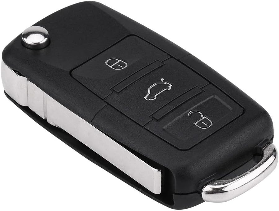 Compare Remote Key Fob, 3Button Car Remote Control Key Fob Replacement Keyless Car Key Fob 433Mhz ID48 Chip for 1k0959753G at KSA Price