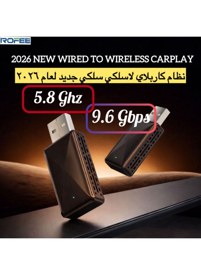 2026 Upgrade ,Wireless Carplay Adapter , Convert…