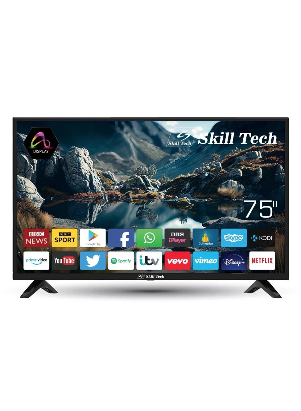 Compare Skill Tech SK7550S4K Highquality 75 Inch SMART 4K UHD LED TV at KSA Price