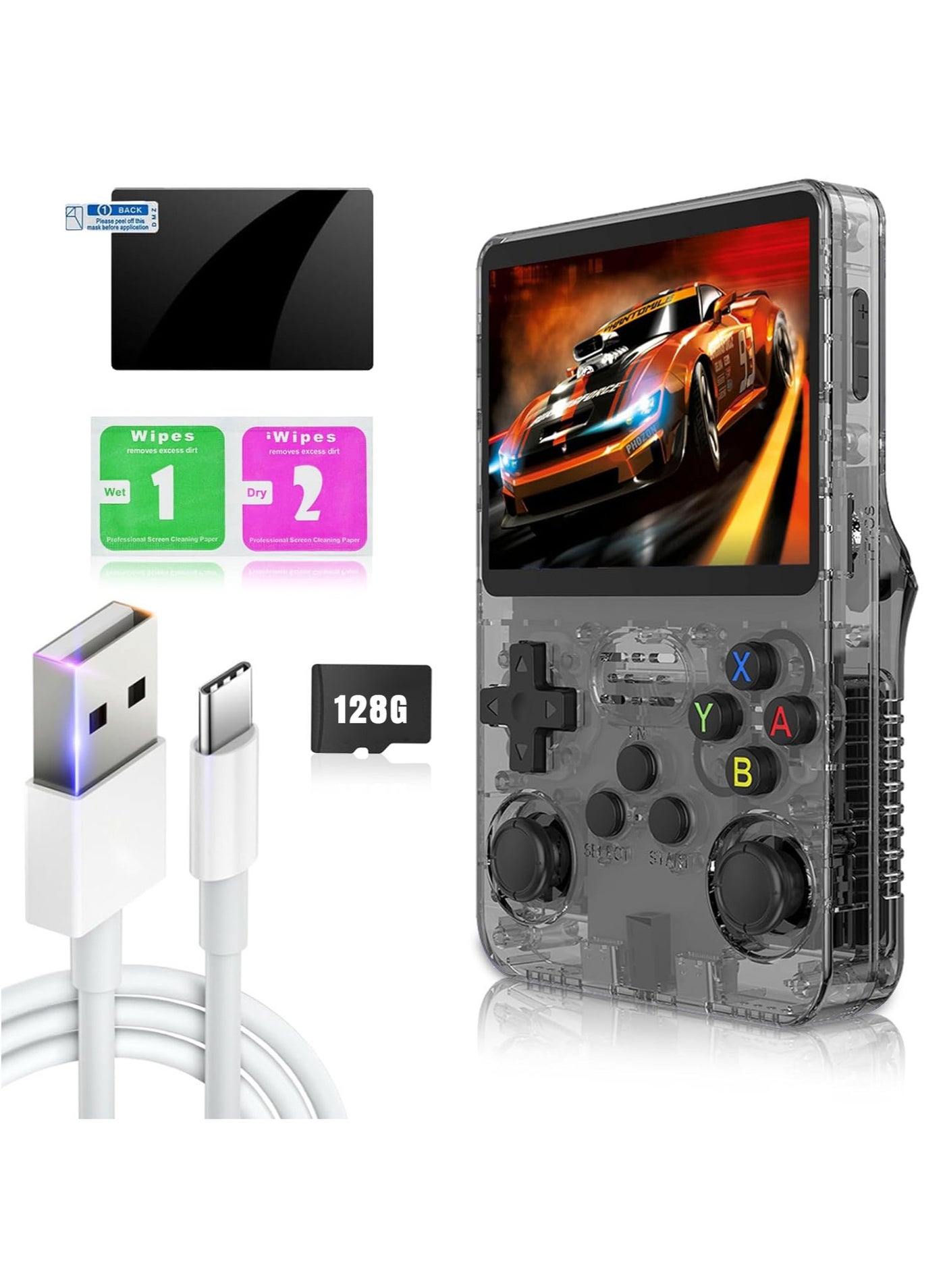 R36S Handheld Retro Gaming Console Linux System with…
