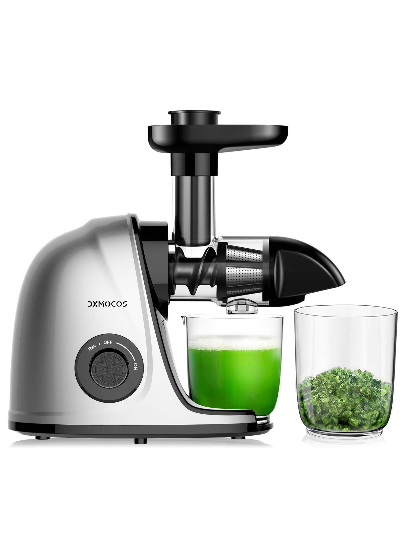 Dxmocos Slow Cold Press Juicer with Dual Modes, Easy…