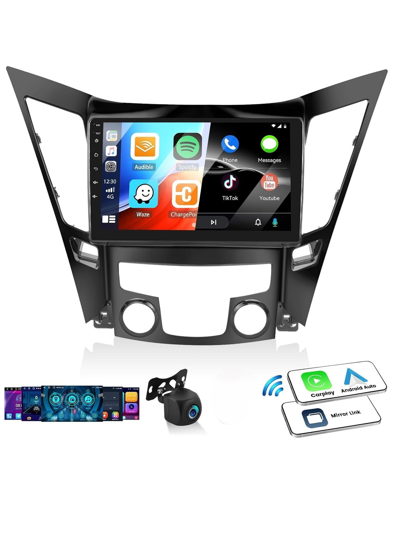 Compare Android Screen for Hyundai Sonata 20102014 Quad Core 2GB Ram 32 GB Rom Support Apple Car Play  Android Auto Wireless at KSA Price