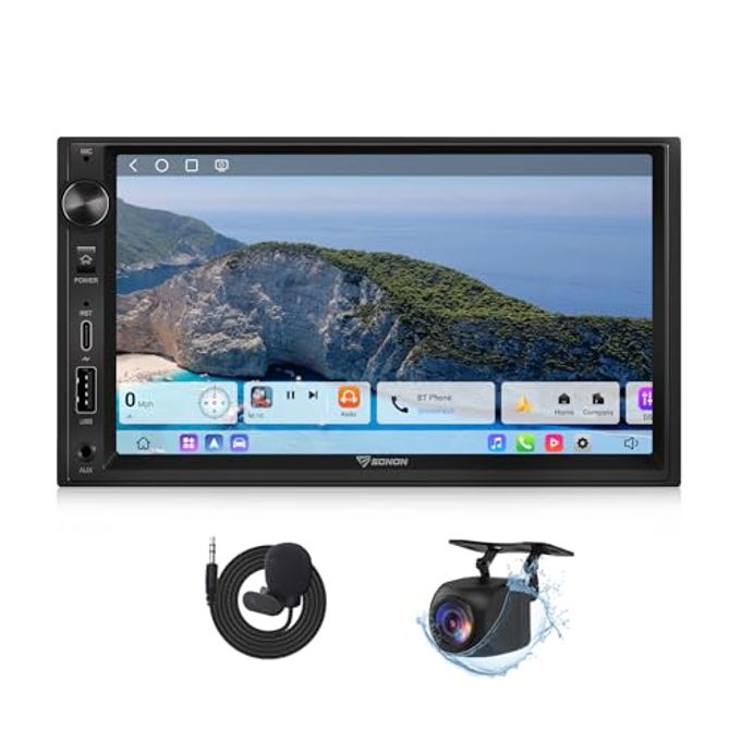 6Gb+64Gb Double Din Car Stereo, 7 Inch Wireless…