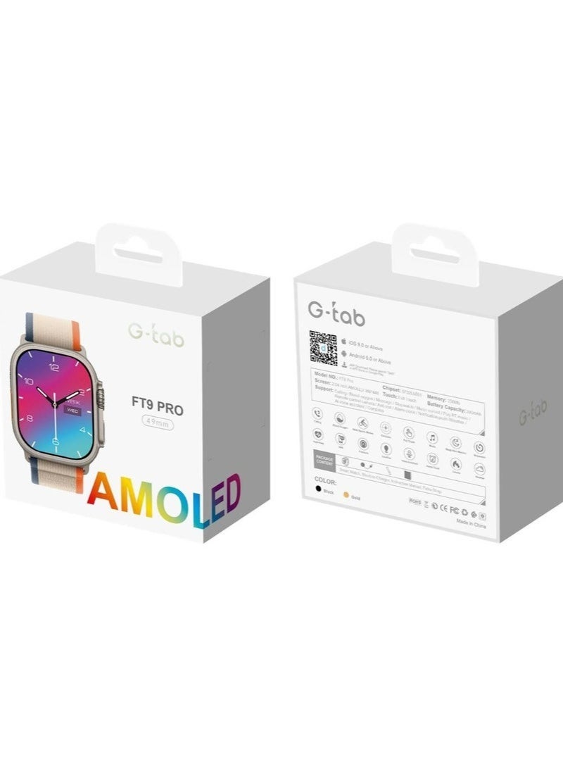 Compare FT9 Pro Smartwatch 1.32 Inch HD Full Touch Bluetooth Calling Heart Rate Sleep SpO2 Sports Modes Smart Notifications Waterproof at KSA Price