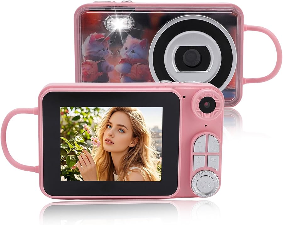 Vbestlife 4K Digital Camera 48MP Auto Focus Vlog…