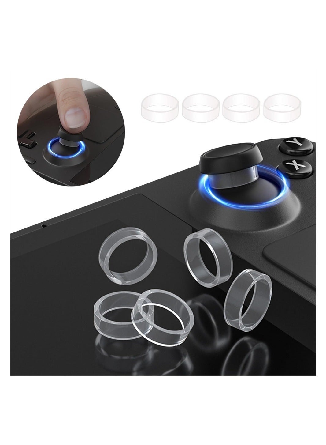 Compare Compatible with Steam Deck Joystick Protectors, 20 Pack Invisible Elastic Clear TPU AntiWear Protector Ring for Steam DeckXbox  PS4  PS5  Rog Ally Joystick Accessories at KSA Price