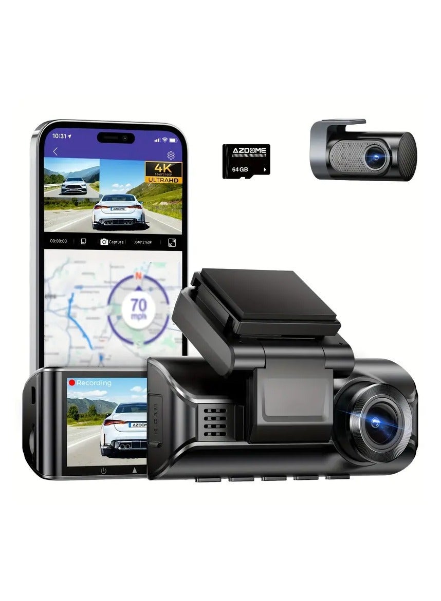 M550 Pro 4K Ultra HD Dash Cam with Rear…