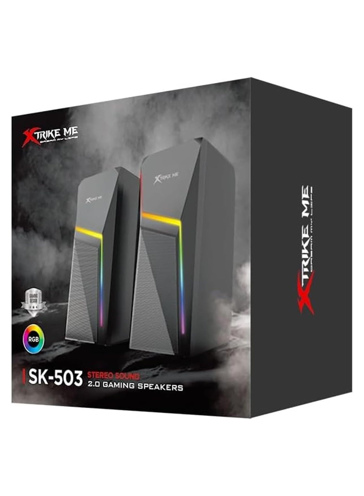 Compare SK503 Dual Mode Bluetooth Gaming Speaker With RGB Backlight And Stereo Sound at KSA Price