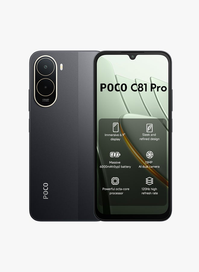 POCO C81 Pro Dual SIM 4G Black 4GB…