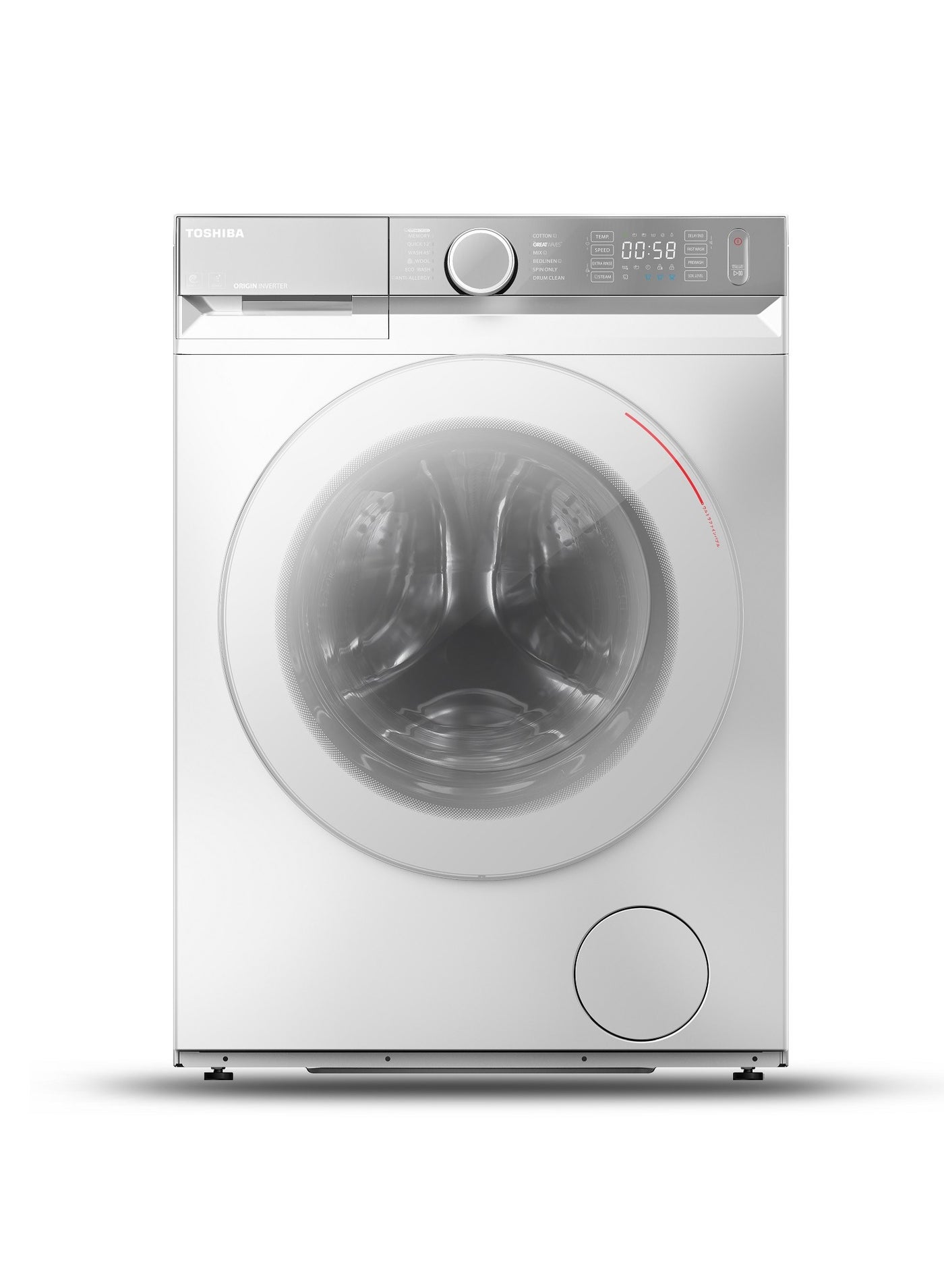 Compare 107 Front Load Washer Dryer, 1400 RPM, 16 Programs, Remote , WiFi, Temp And Spin Speed Selection 10 kg TWDBM110GF4BWS White at KSA Price